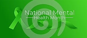 Mental health awareness month observed each year during May. photo