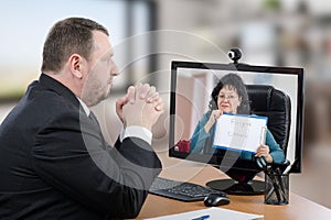 Mental health care via video conferencing