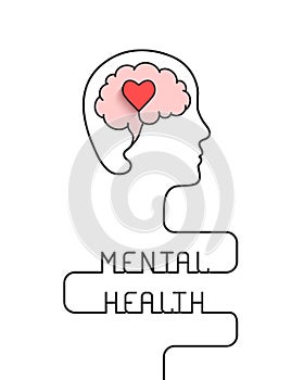 Mental health and emotional well being concept