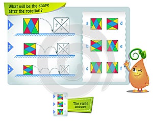 Mental rotation Puzzles shape