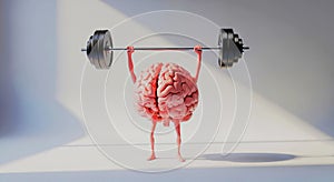 Mental Strength Training: Brain Lifting Barbell