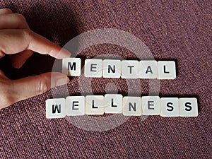 Mental wellness concept