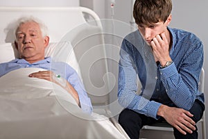 Mentaly broken elder patient