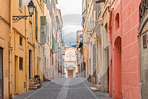 Menton, narrow street