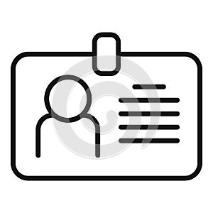 Mentor lesson icon outline vector. Training career