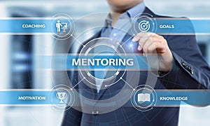 Mentoring Business Motivation Coaching Success Career concept