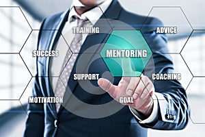 Mentoring Business Motivation Coaching Success concept
