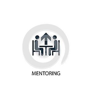 Mentoring icon. Simple element