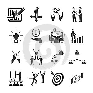 Mentoring Icons Set