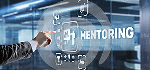 Mentoring Motivation Coaching Career Business Technology concept