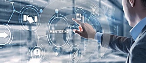 Mentoring Motivation Coaching Career Business Technology concept