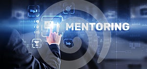 Mentoring Motivation Coaching Career Business Technology concept
