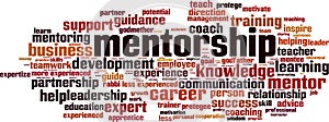 Mentorship word cloud
