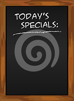 Menu blacboard black