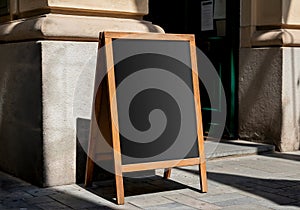 Menu Board in the street