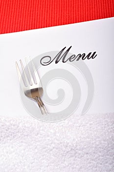 Menu card