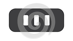 Menu Hamburger Icon: Navigation, Options, Expandable Menu, vector design Generative AI