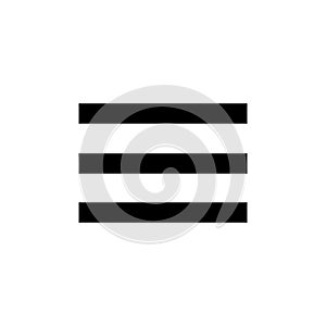 Menu Icon isolated on white background. web menu icon