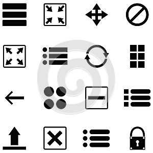 Menu icon set