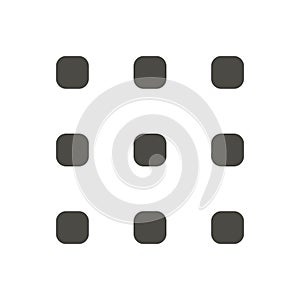 Menu icon vector. Navigation mobile button.