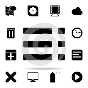 menu icon. web icons universal set for web and mobile