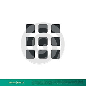 Menu Interface - UI Icon Vector Logo Template Illustration Design. Vector EPS 10