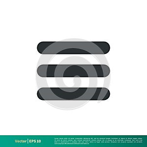 Menu Interface - UI Icon Vector Logo Template Illustration Design. Vector EPS 10