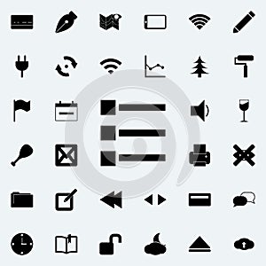 menu sign icon. Detailed set of minimalistic icons. Premium graphic design. One of the collection icons for websites, web design,