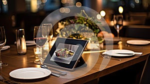 menu technology in restaurant