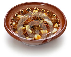 Menudo, mexican tripe soup photo