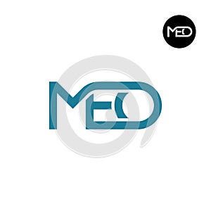 MEO Logo Letter Monogram Design photo
