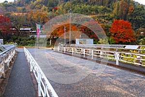 The Meoldy Bridge situated infront of Nazoin Temple, tapping the bars respectively creates a song photo