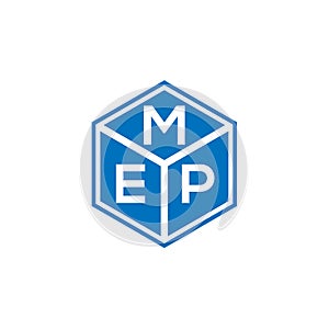 MEP letter logo design on black background. MEP creative initials letter logo concept. MEP letter design.MEP letter logo design on