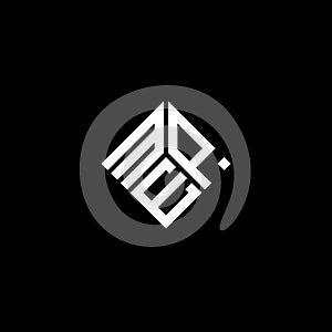 MEP letter logo design on black background. MEP creative initials letter logo concept. MEP letter design photo