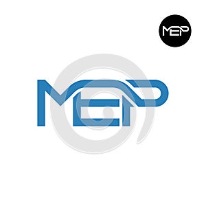 MEP Logo Letter Monogram Design photo