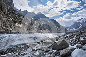 Mer de Glace glacier, Mont Blanc Massif