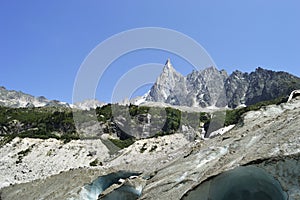 Mer du glace Mont blanc chamonix alps french