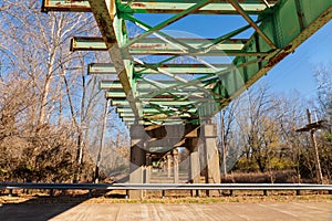 Dilapidated infrastructure, Meramec River Bridge photo