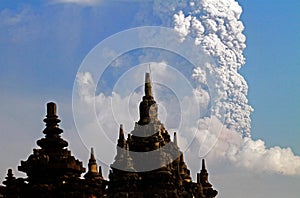 Merapi eruption