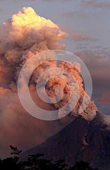 Merapi eruption