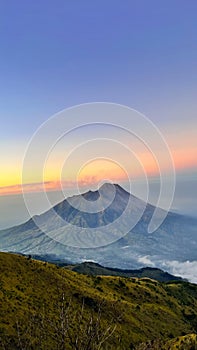 merbabu mountain view