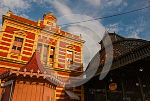 Mercado Adolpho Lisboa Manaus, built 1880-1883. Amazon, Brazil