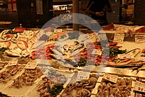 Mercado Orientale Genova fish for sale