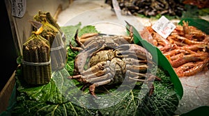 Mercat de la Boqueria in Barcelona Spain