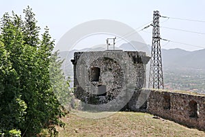 Mercato San Severino - Torre a Rondella di Castello Sanseverino con traliccio photo