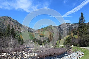 Merced River Gorge in California