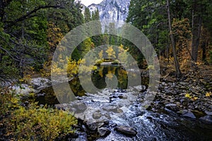 Merced River Reflections in Yosemite