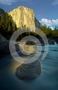 Merced river in Yosemite National Park