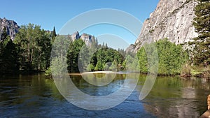 Merced river, Yosemite Valley, Califonia photo