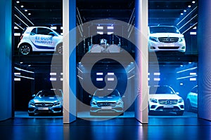 Mercedes-Benz booth at the auto show